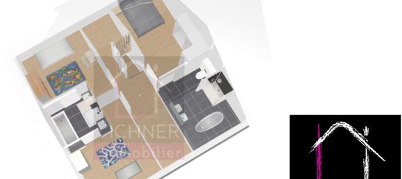 2 Schlafzimmer Haus in Stiring-Wendel, France, Nr. 272362 3