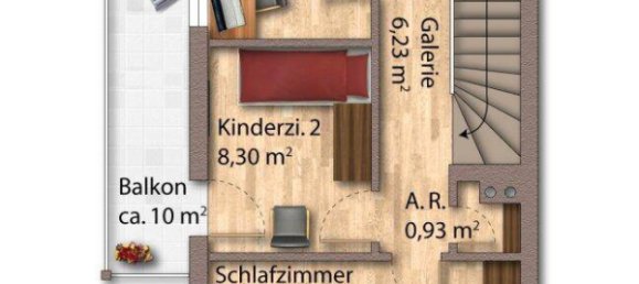 4 rooms Duplex in Buchkirchen, Austria No. 237635 9