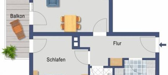 Apartamento de 2 divisões em Duisburg, Germany N.º 6560 4