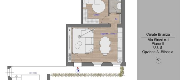 3غرفة شقة في Carate Brianza, Italy رقم 78394 8