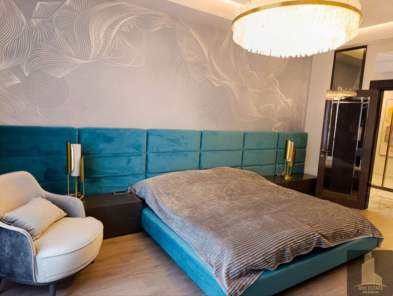 4 غرف نوم شقة في Khatay, Azerbaijan رقم 1505