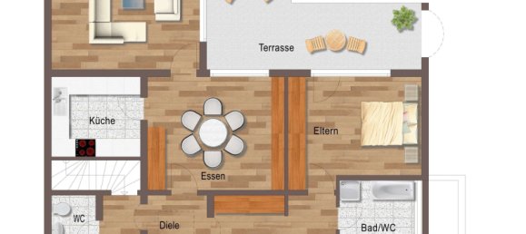 4 غرف نوم بنغالو في Ludwigsburg, Germany رقم 37886 23