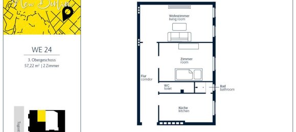 2-Zimmer Wohnung in Wedding, Germany, Nr. 55691 2