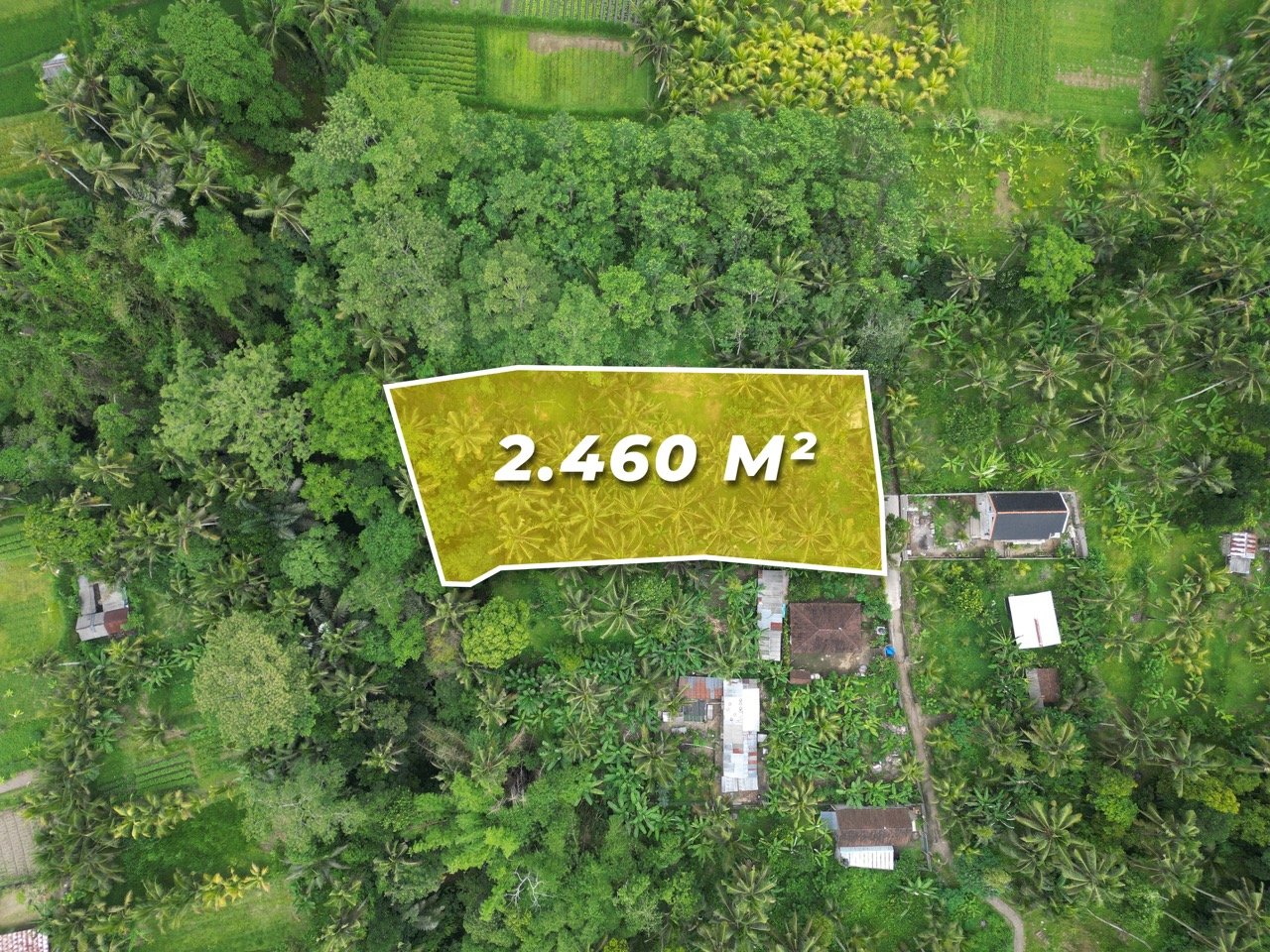 Terra em Gianyar, Indonesia 2460 m² N.º 4640