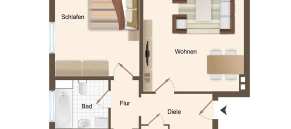 Apartamento T2 em Harburg, Germany N.º 204023 11