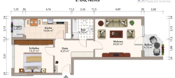 1 غرف نوم شقة في Rhein-Erft, Germany رقم 349016 17