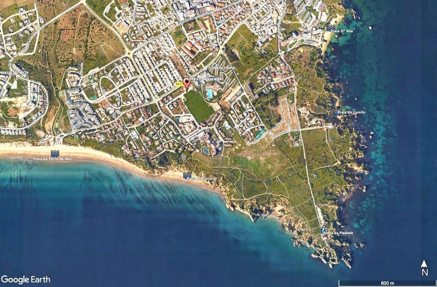 Земельный участок 1101м² в Лагуш, Португалия № 72518