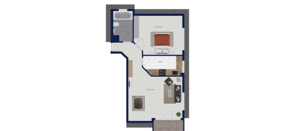 Apartamento de 1 dormitorio en Baden-Wurttemberg, Germany No. 114413 7