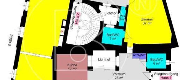 3غرفة شقة في Vienna, Austria رقم 106757 15