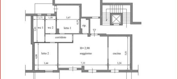 Квартира с 3 спальнями в Кастелламмаре ди Стабия, Италия № 327438 20
