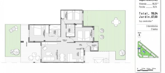 3 chambres Appartement à El Campo, Spain No. 9508 12