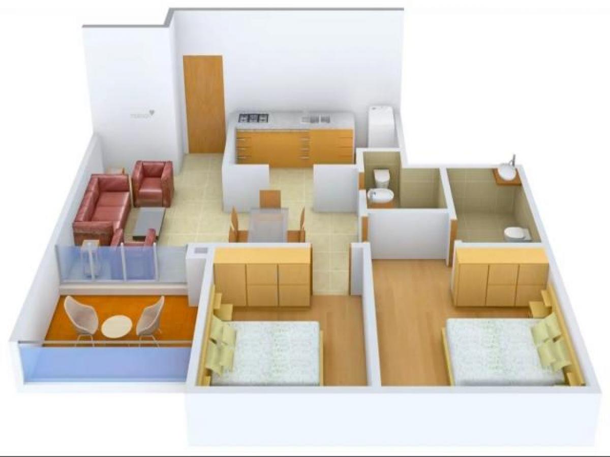 2 chambres Maison à Pune, India No. 7213