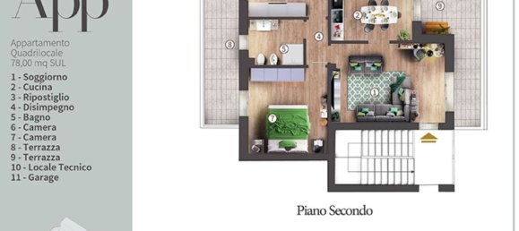 Casa de 2 habitaciónes en Campi Bisenzio, Italy No. 10815 27