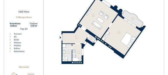 2 rooms Apartment in Mariahilf, Austria No. 221907 12