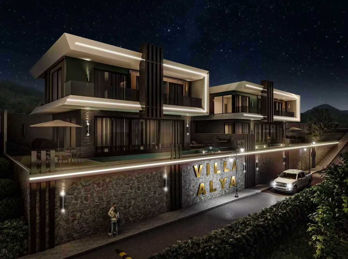 4 rooms Villa in Alanya, Turkey No. 22584