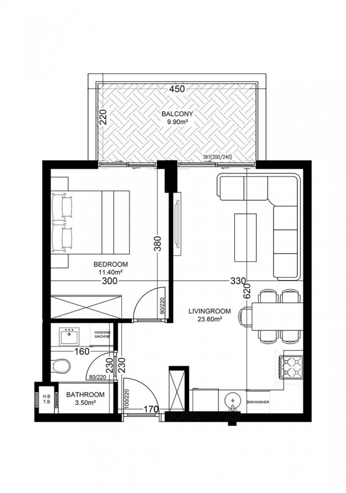Apartment 1+1 in Yekta Golden Valley, Oba, Turkey No. 37769 1