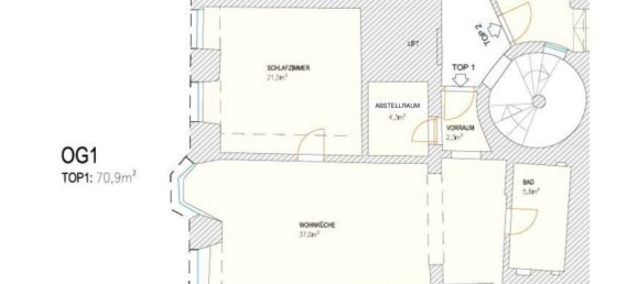 Квартира с 2 комнатами в Халль ин Тироль, Австрия № 204538 15