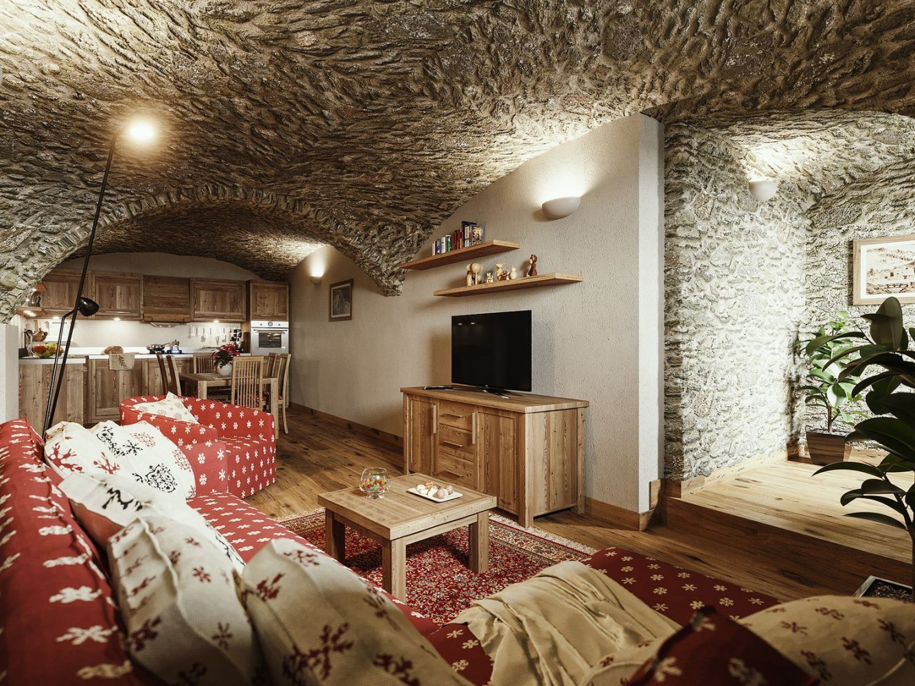 3 rooms Apartment in Saint Nicolas, Italy No. 284927