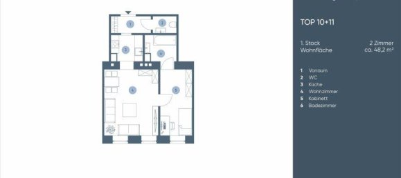 2-salle Appartement à Rudolfsheim-Funfhaus, Austria No. 200028 10