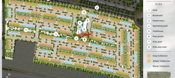 4 غرف نوم فيلا في Arabian Ranches 3, UAE رقم 9201 4