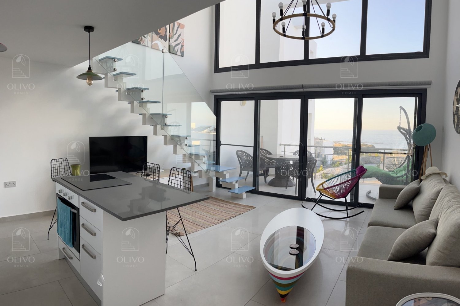 Penthouse T1 em Esentepe, Northern Cyprus N.º 7092