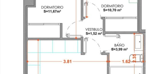 2 Schlafzimmer Wohnung in Salamanca, Spain, Nr. 18127 7
