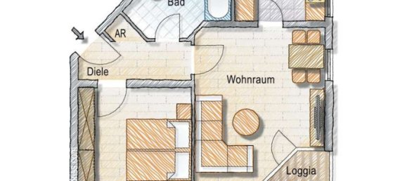 Apartamento de 2 divisões em Ravensburg, Germany N.º 63880 11