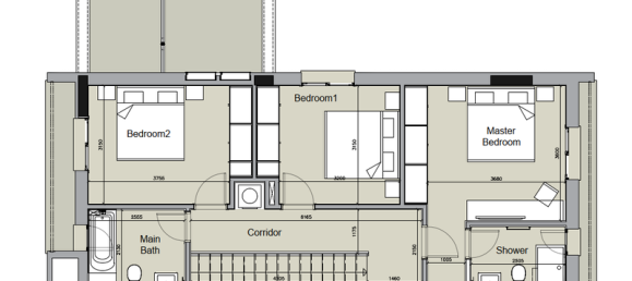Вилла с 3 спальнями в Ороклини, Кипр № 20930 14
