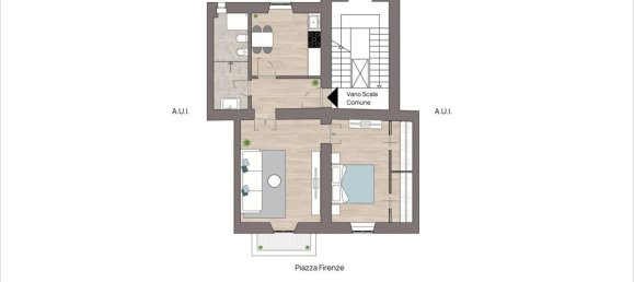 Apartamento de 2 divisões em Milan, Italy N.º 303751 22