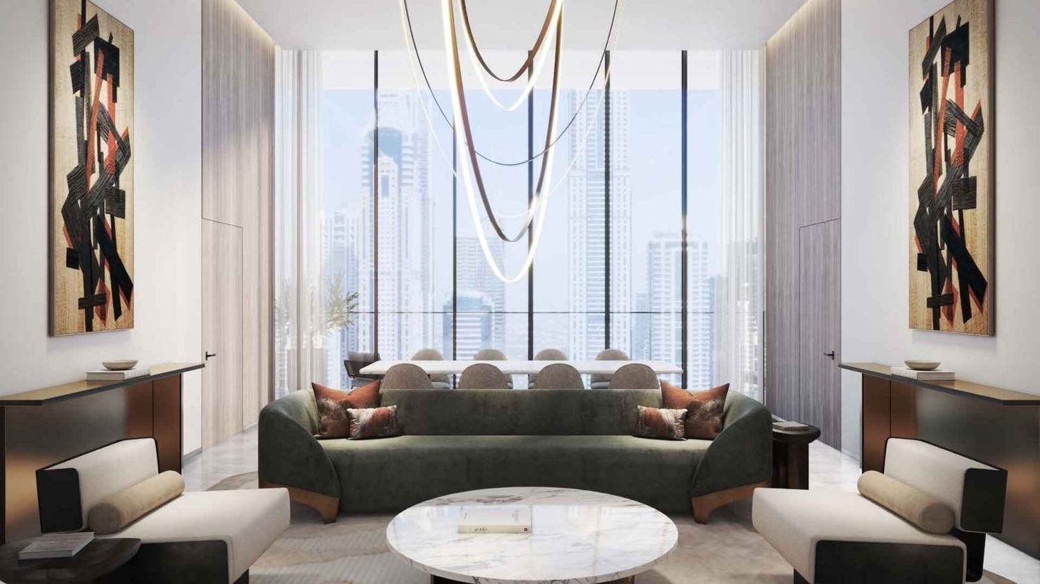 Apartamento de 2 dormitorios en W Residences Dubai Harbour Tower 2, Dubai Marina, UAE No. 65246