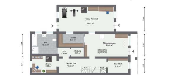 Таунхаус с 6 комнатами в Людвигслуст-Пархим, Германия № 163345 30
