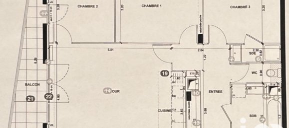 4 rooms Apartment in Pantin, France No. 144551 15