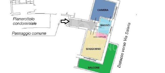 2 rooms Apartment in Rome, Italy No. 44112 14