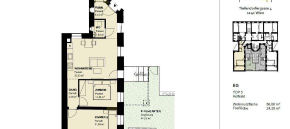 3غرفة شقة في Penzing, Austria رقم 244802 13