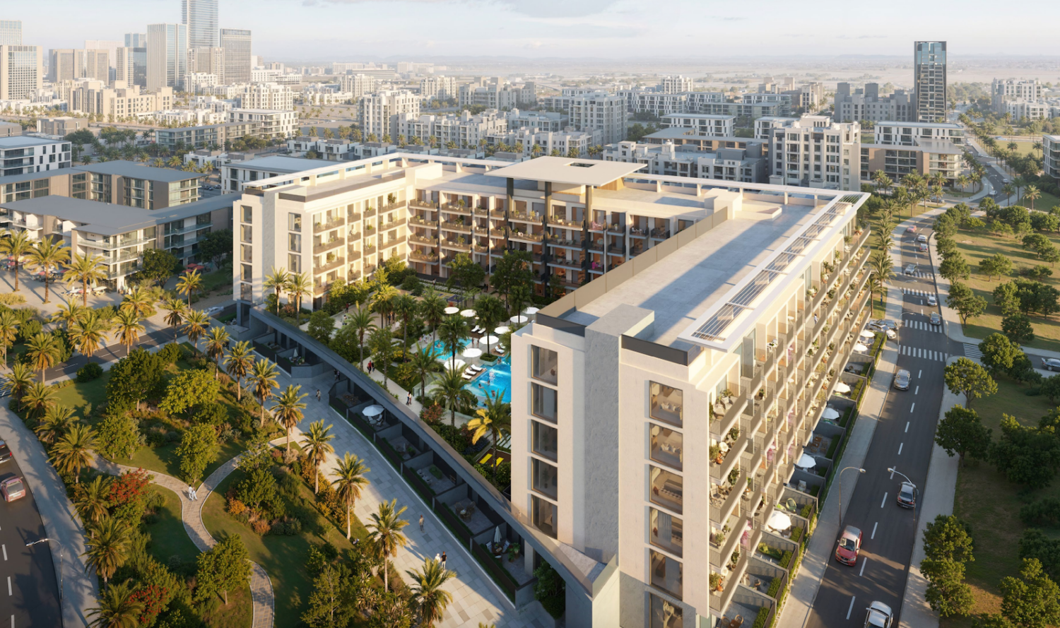 Apartamento T1 em Dubai, UAE N.º 38096