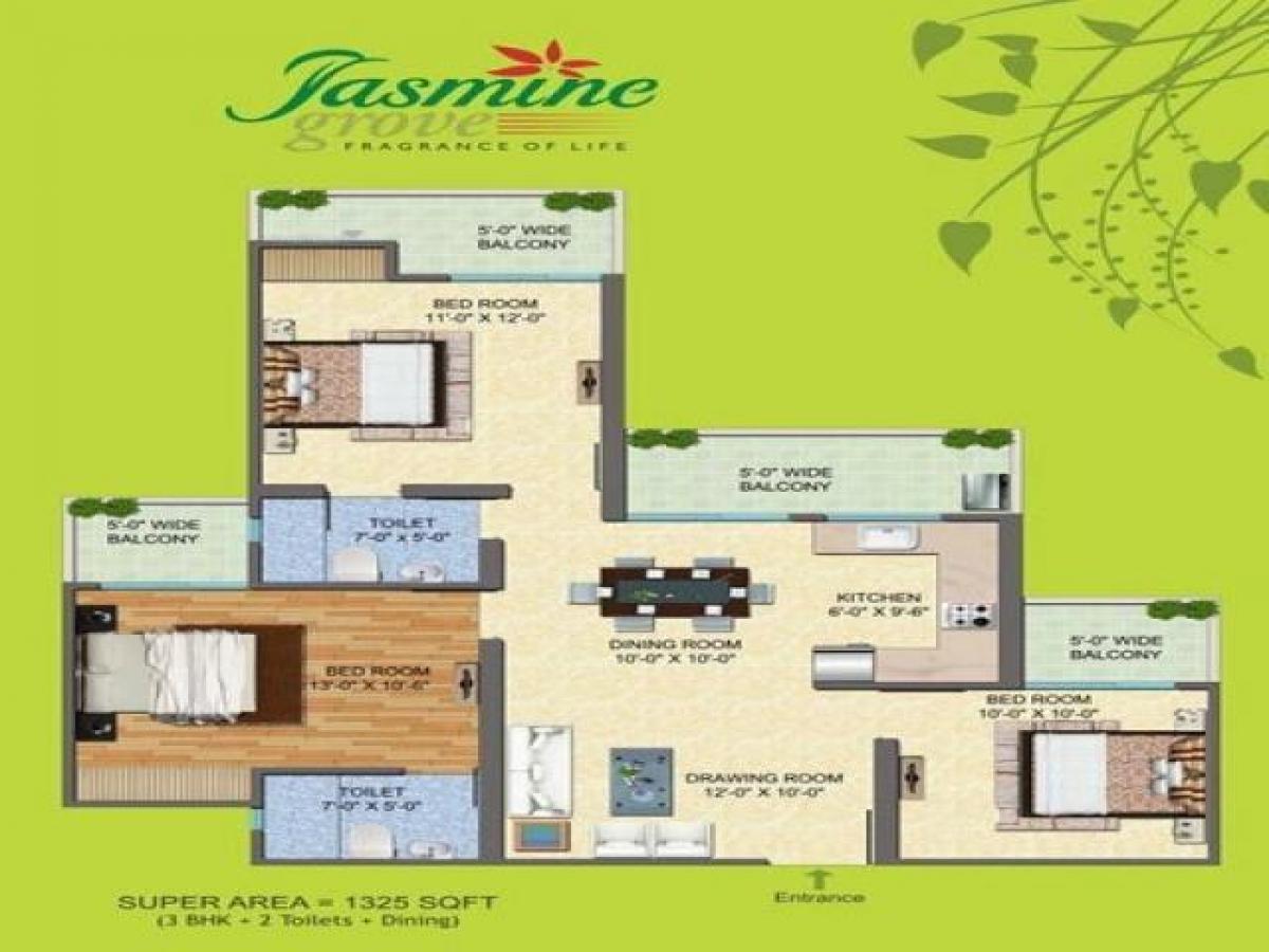 3 chambres Maison à Ghaziabad, India No. 55769