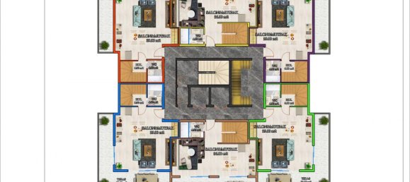 3 rooms Penthouse in Alanya, Turkey No. 10206 14