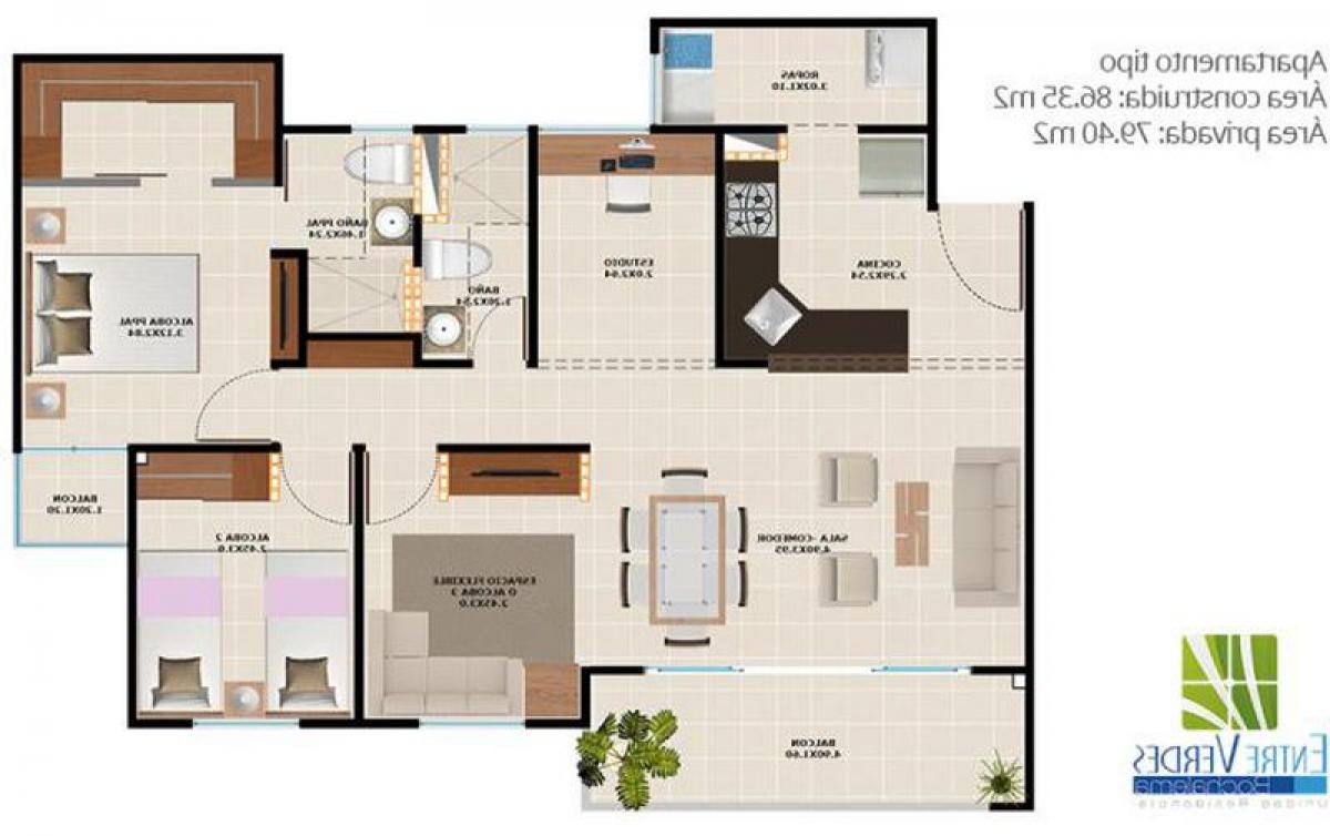 Дом с 3 спальнями в Валье дель Каука, Колумбия № 4027