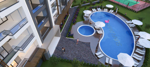 Apartamento 1+1 em Mersin, Turkey N.º 30507 19