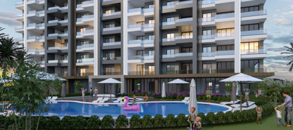 Apartamento 1+1 em Mersin, Turkey N.º 30507 2