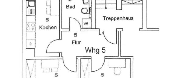 2-salle Appartement à Leipzig, Germany No. 24158 2