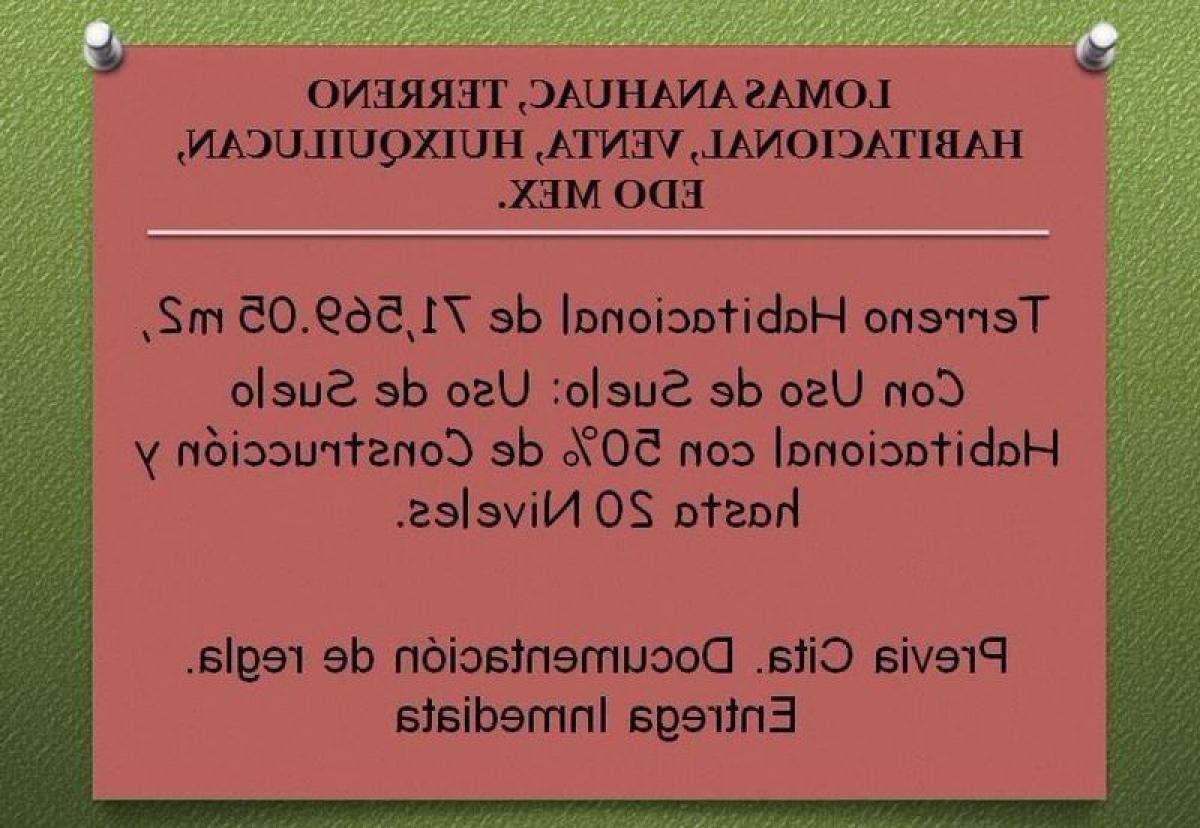 Terrain à Mexico No. 205274