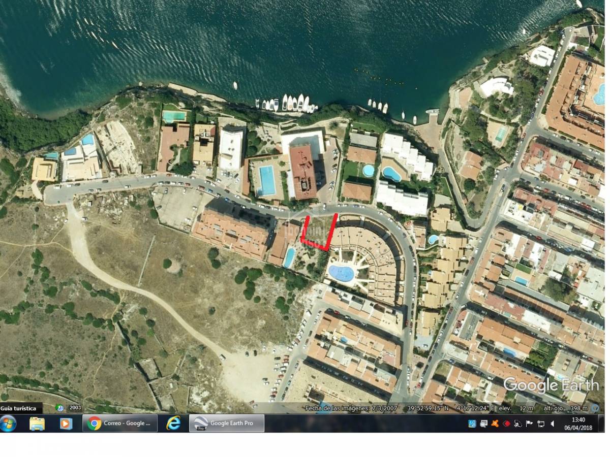 Terreno em Es Castell, Spain N.º 3852