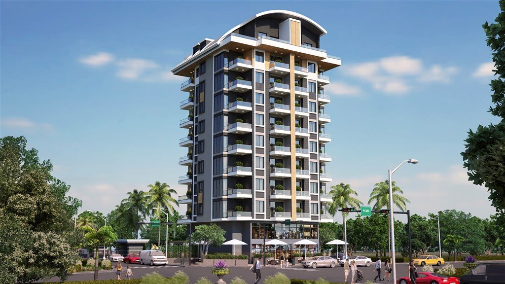 Wohnung 1+1 in Alanya, Turkey, Nr. 30989