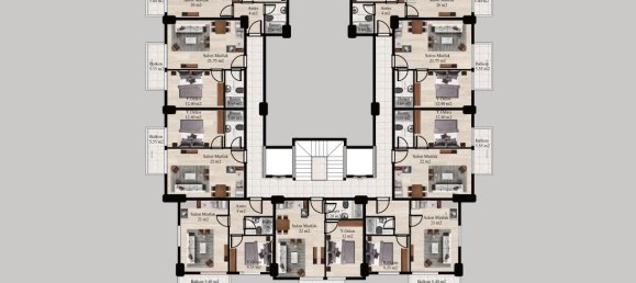 2 rooms Apartment in Konakli, Turkey No. 29804 27