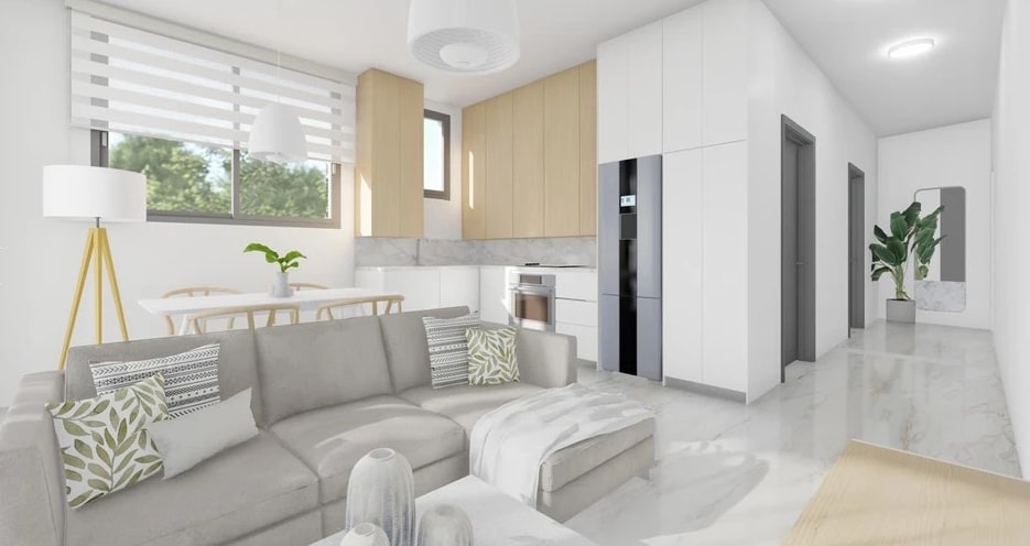 Apartamento de 3 dormitorios en Paphos, Cyprus No. 4387