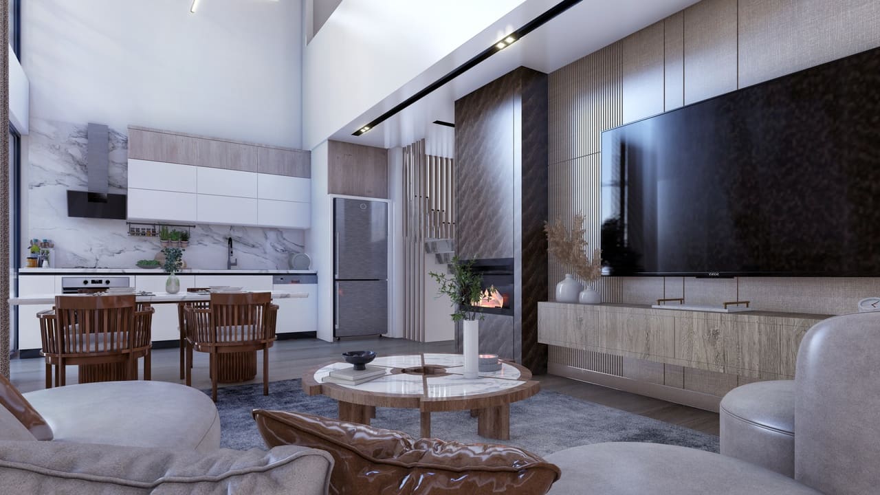 Квартира 4+1 в Metropolis Residence, Аксу, Турция № 38674