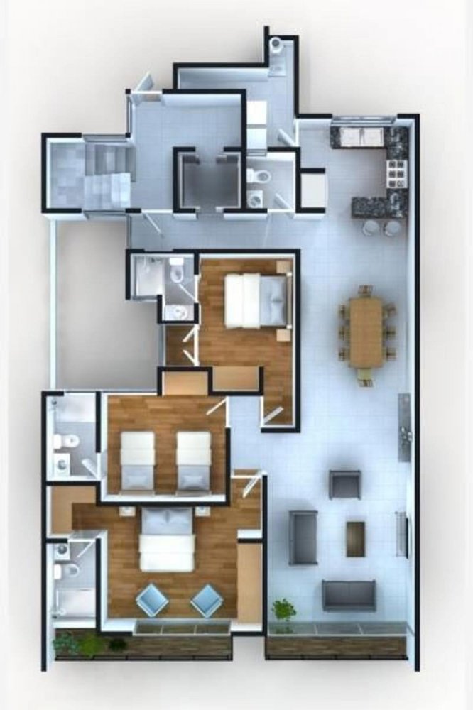 3 bedrooms Apartment in Mexicali, Mexico No. 150923