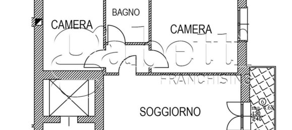 3 rooms Apartment in Occhiobello, Italy No. 288656 5