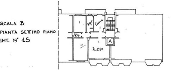 2 rooms Apartment in Novara, Italy No. 16069 32